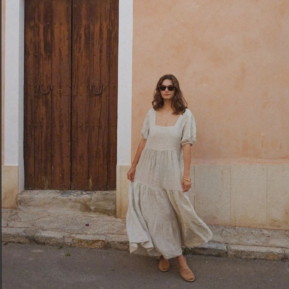 Beachwood Baby Paloma Dress in Moon